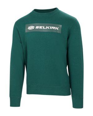 Teal Selkirk Sport Sideline Soft Cotton Crew Neck Sweatshirt with logo