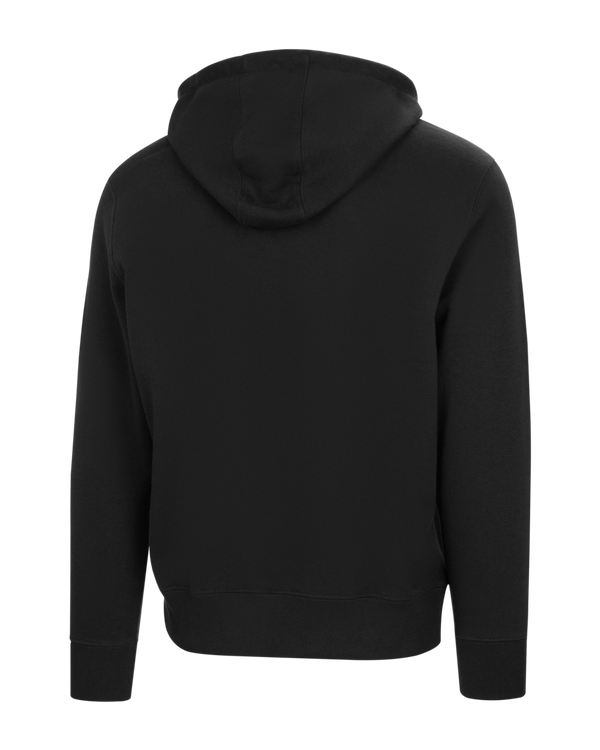 Back view of Selkirk Sport Sideline Soft Cotton Hoodie in black.