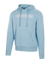 Light blue Selkirk Sport Sideline Soft Cotton Hoodie with adjustable draw cords and front pocket