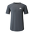 Charcoal short-sleeve Selkirk TruWear Men's Cardinal Workout Shirt