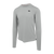 Lightweight gray long sleeve athletic shirt designed for pickleball, featuring moisture-wicking and UV protection.