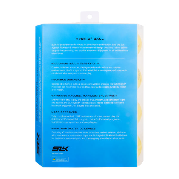 Selkirk SLK Hybrid+ Pickleball Balls - 12 pack.