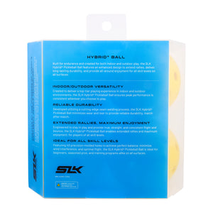 SLK Hybrid+ Pickleball Balls - 4 Pack.