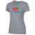 Gray Selkirk Women's Triumph Line Short Sleeve with logo in red and blue