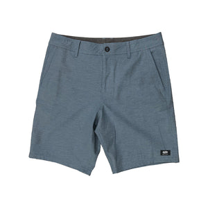 Men's Bueller Hybrid Shorts in blue, size 30, featuring quick-dry fabric and hybrid design.