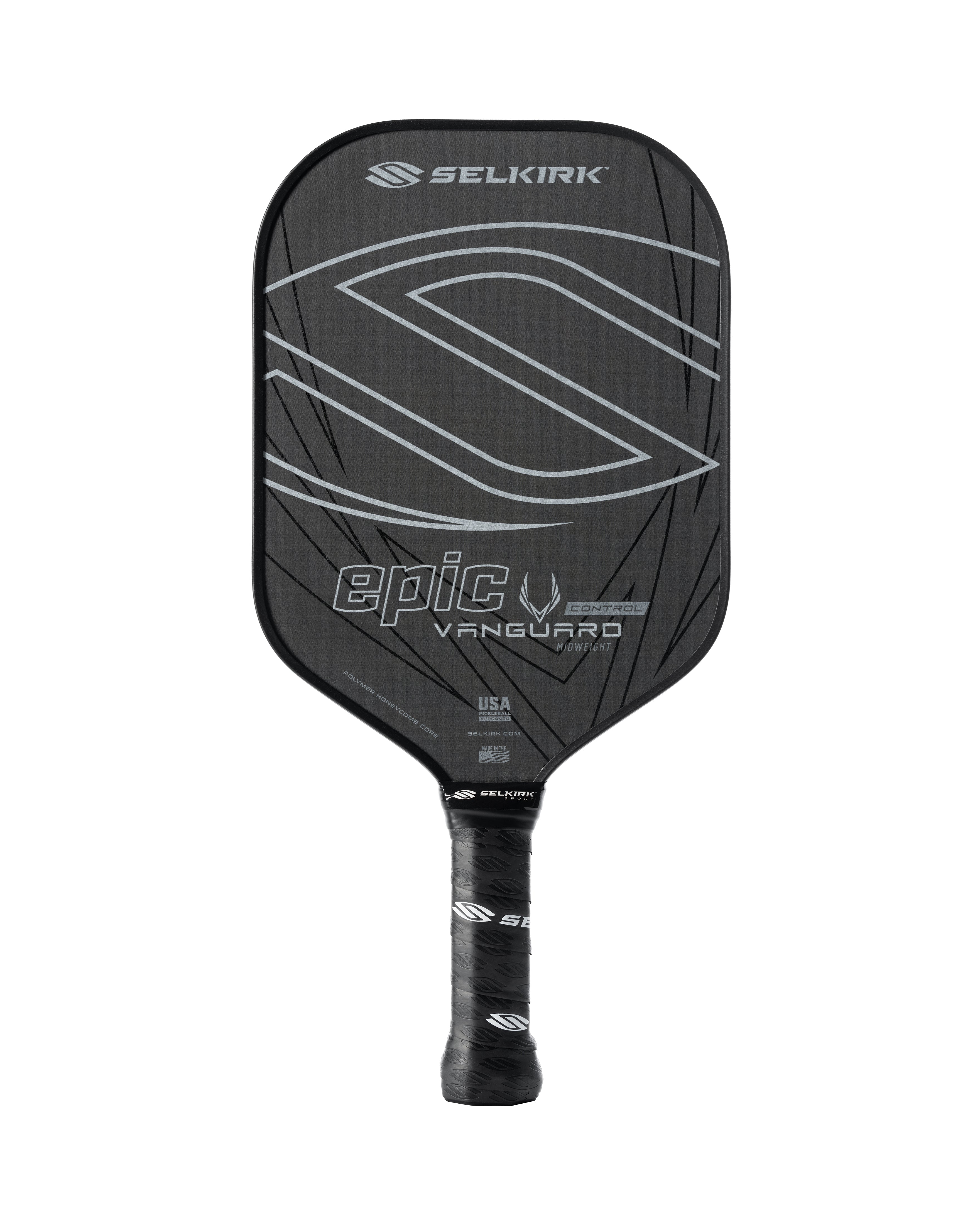 Selkirk Vanguard Control - Epic - Pickleball Paddle Midweight / Raw Carbon / None