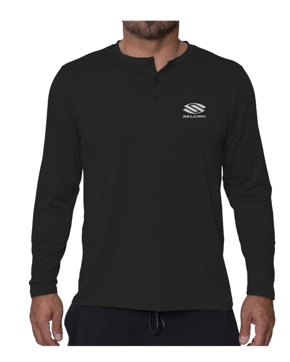 Selkirk Spring Owen Men’s Matty Pickleball Henley Shirt