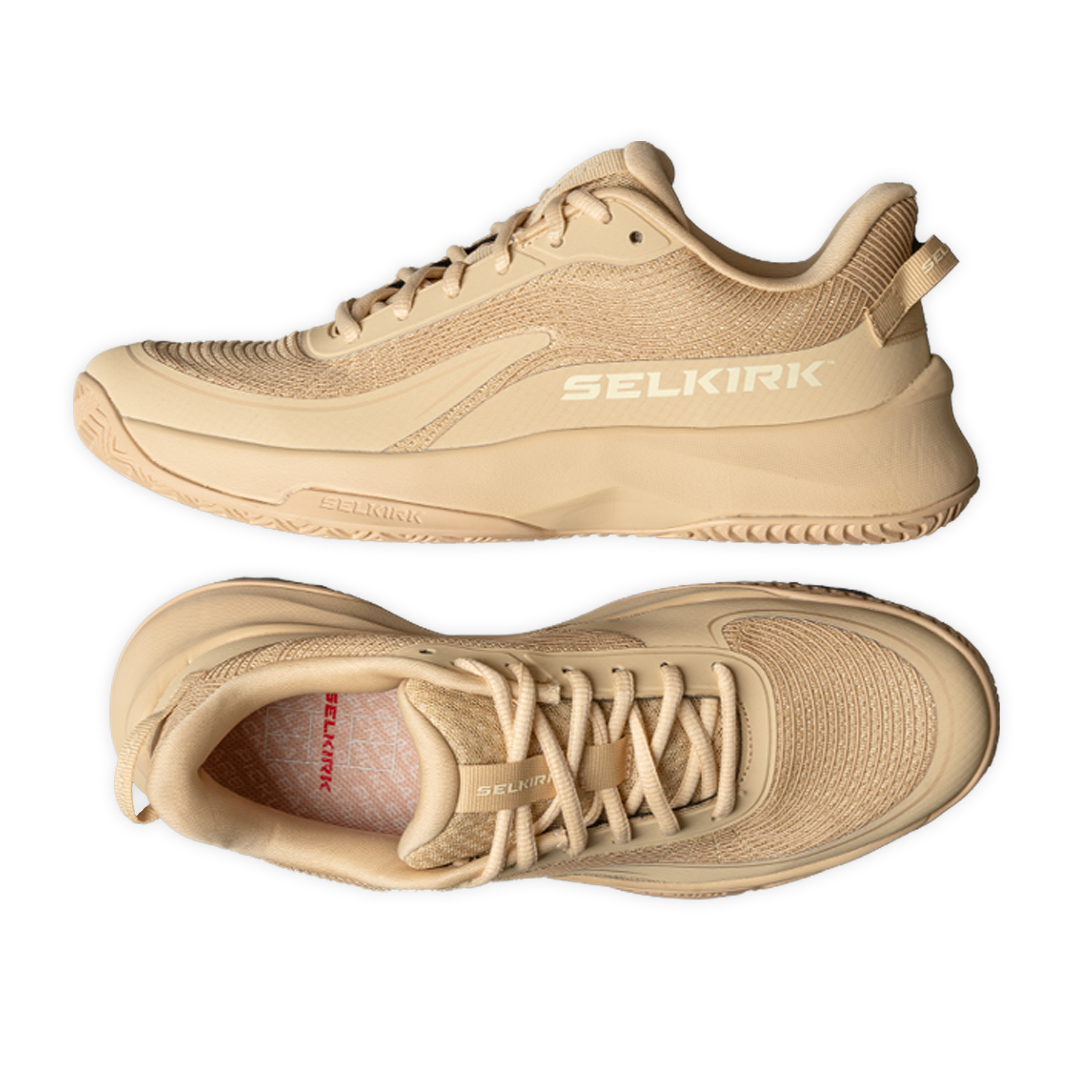 Selkirk pickleball shoes editorial image.