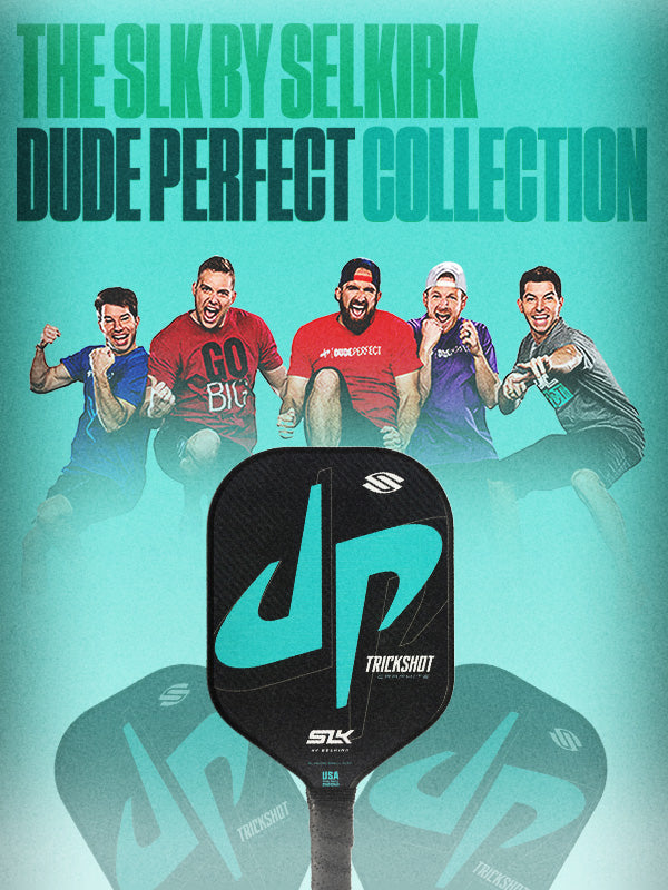 SLK by Selkirk x Dude Perfect - Trickshot Pickleball Bundle - The Bike  Garage SLK by Selkirk Dude パーフェクトコレクション | 次世代のピックルボールプレーヤーのための業界をリードするテクノ