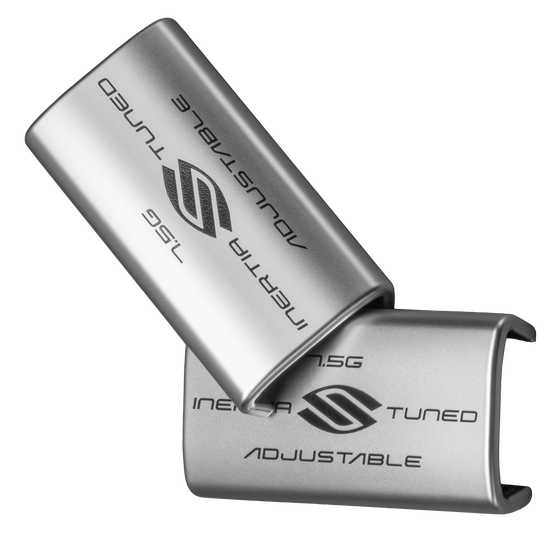 Symmetrical MOI tuning weights