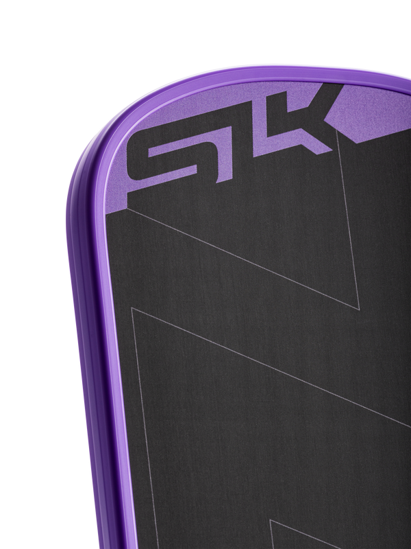 Selkirk SLK ERA Power pickleball paddle in black and violet purple.