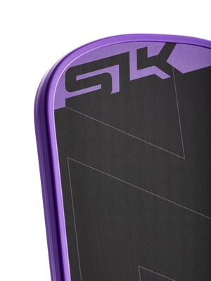 Selkirk SLK ERA Power pickleball paddle in black and violet purple.