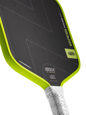 Selkirk SLK ERA Power pickleball paddle in black and volt yellow/green.