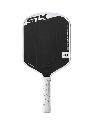 Selkirk SLK ERA Power pickleball paddle in black and white.
