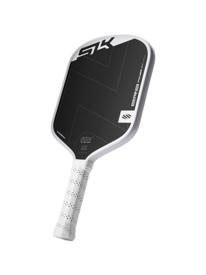 Selkirk SLK ERA Power pickleball paddle in black and white.