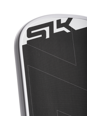 Selkirk SLK ERA Power pickleball paddle in black and white.