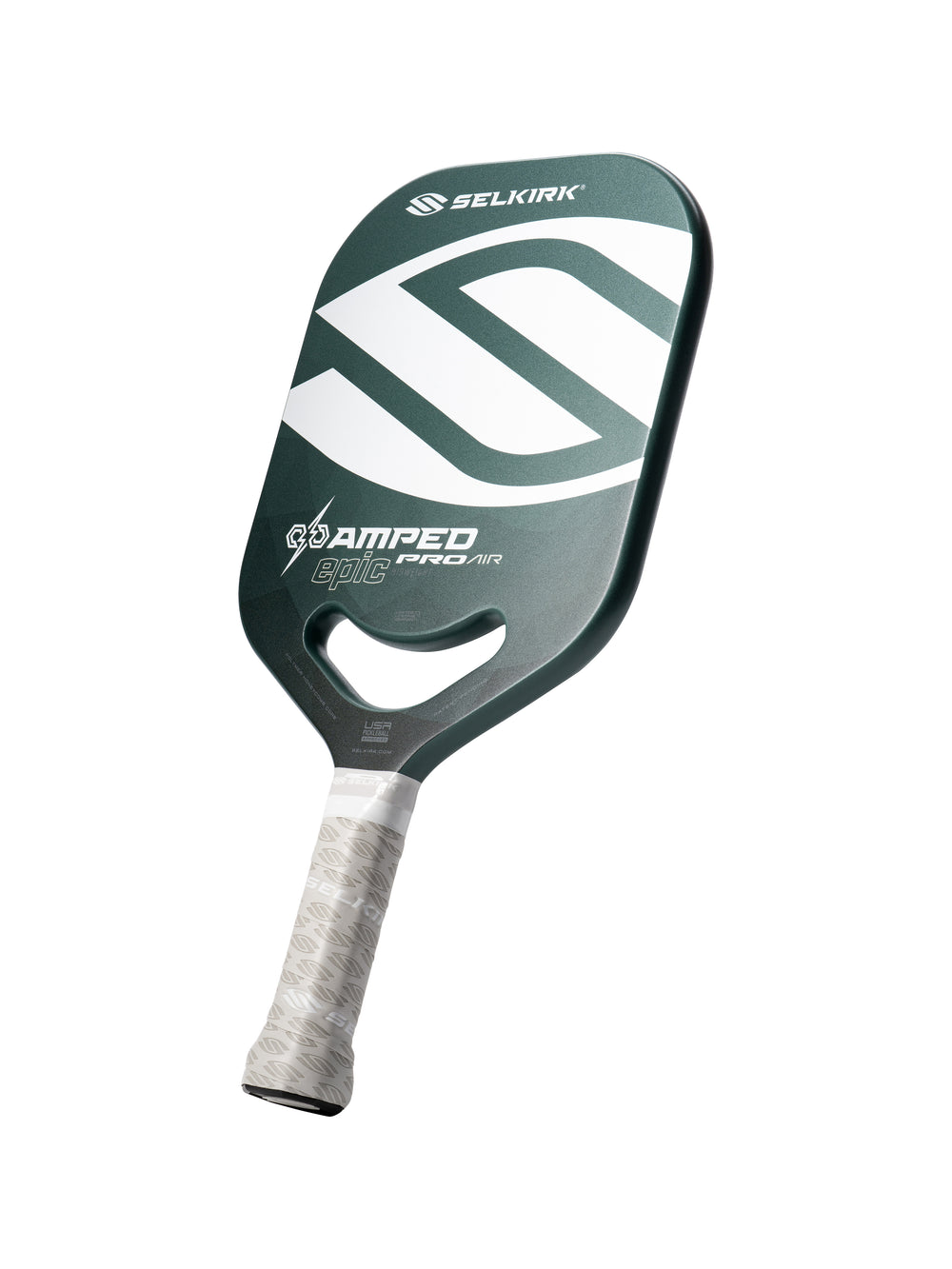 Selkirk AMPED Pro Air Epic Pickleball Paddle in blue with a textured grip.