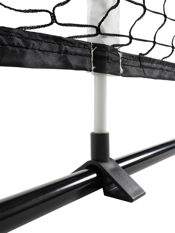 Selkirk Quickset Pickleball Net in red and black.