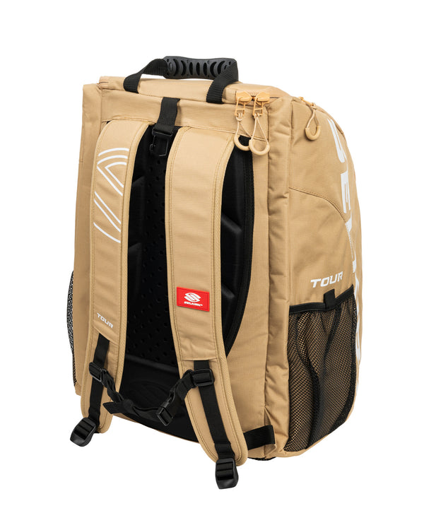 Selkirk Sport Core Line Tour Bag Pickleball Backpack - new colors include black, grey, forest green, gold, and pink.