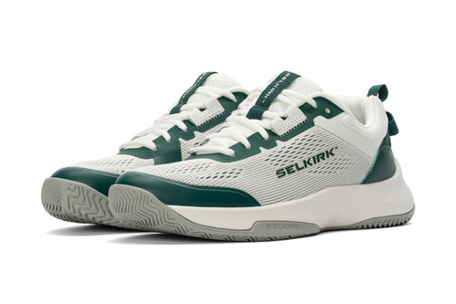 Men's CourtStrike Pickleball Shoes in White Pine, size 7, showcasing breathable mesh and supportive design.