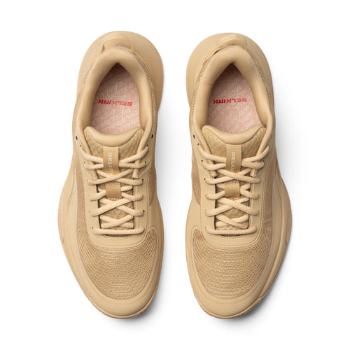 Men's CourtStrike Pro Pickleball Shoes in Sandstone, size 7.5, designed for competitive play with breathable mesh and superior traction.