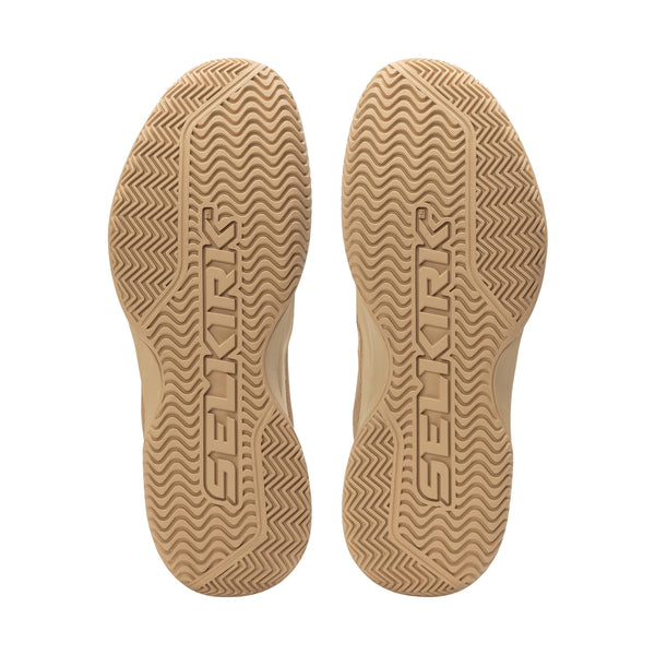Men's CourtStrike Pro Pickleball Shoes outsole view with SELKIRK branding