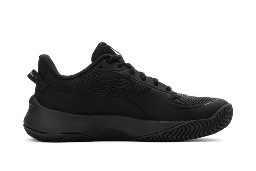 Women's CourtStrike Pro Pickleball Shoes in Blackout color, size 6, designed for pickleball.