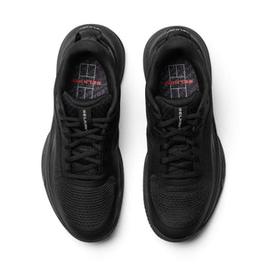 Women's CourtStrike Pro Pickleball Shoes in Blackout color, size 6, featuring breathable mesh and supportive design.