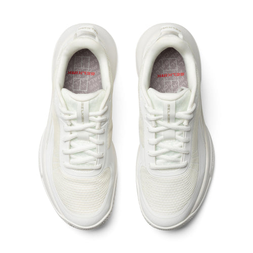 Selkirk Courtstrike Pro women's pickleball shoes in white.