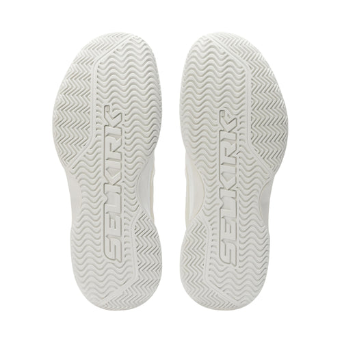 Selkirk Courtstrike Pro women's pickleball shoes in white.