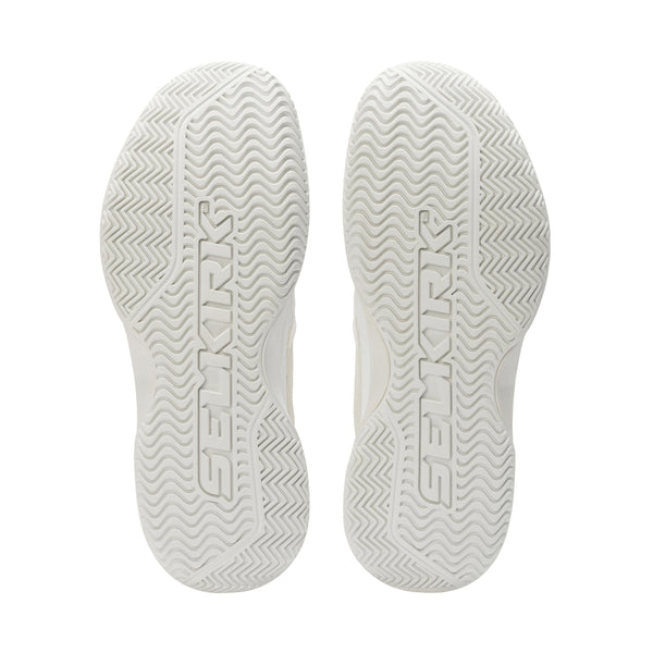Selkirk Courtstrike Pro women's pickleball shoes in white.