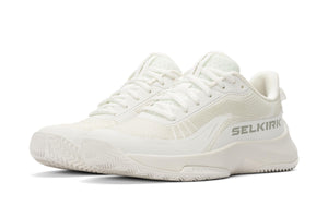 Selkirk Courtstrike Pro women's pickleball shoes in white.