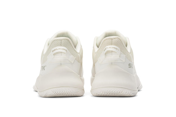 Selkirk Courtstrike Pro women's pickleball shoes in white.
