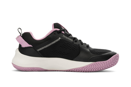 Women's CourtStrike Pickleball Shoes in Black Winter Berry, size 6.5, featuring a lightweight design and breathable upper.