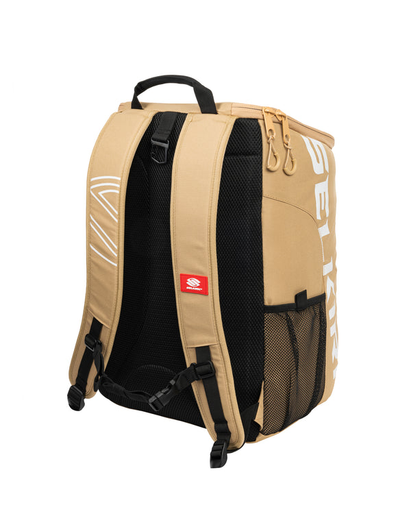 Selkirk Sport Core Line Team Bag Pickleball Backpack - new colors include black, grey, forest green, gold, and pink.