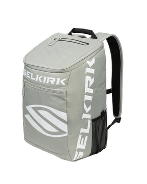 Gray Selkirk Core Line Team Bag for Pickleball, featuring a sleek design and adjustable straps.
