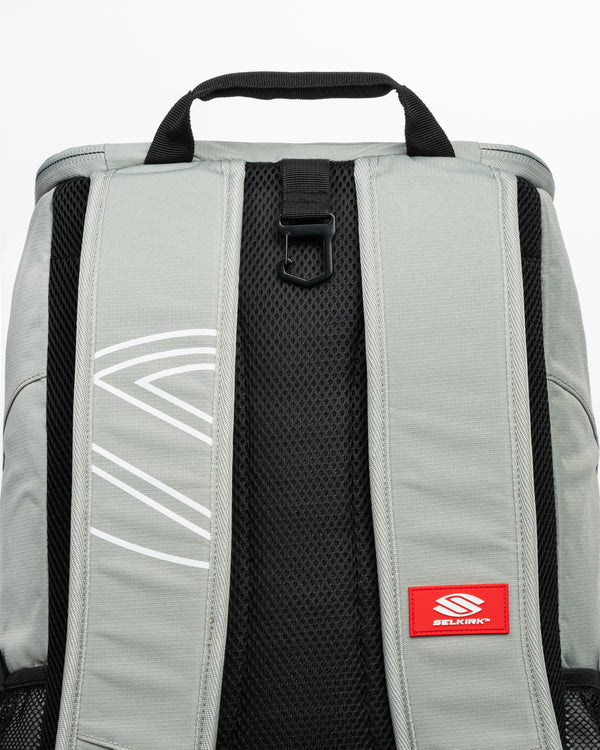 Selkirk Sport Core Line Team Bag Pickleball Backpack - new colors include black, grey, forest green, gold, and pink.