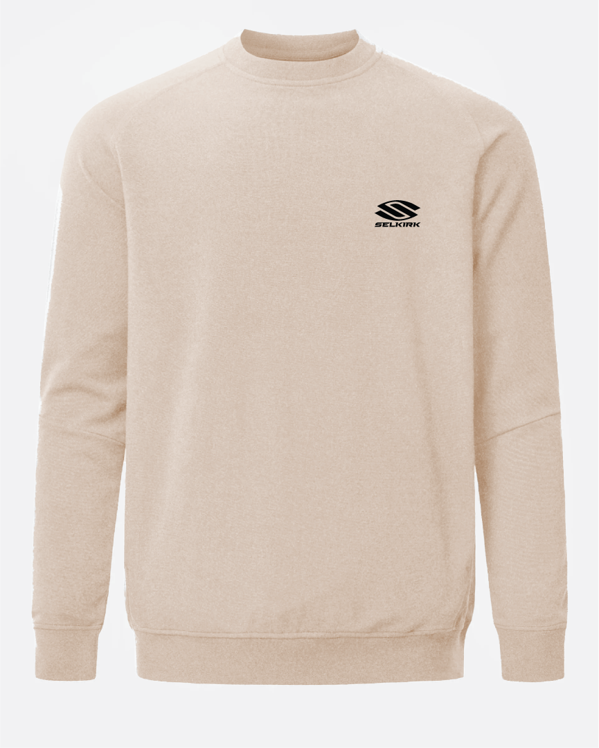 Black Selkirk Sport TruWear Men's Lifestyle Performance Crewneck with logo