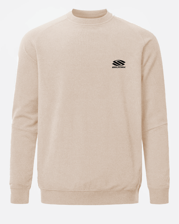 Black Selkirk Sport TruWear Men's Lifestyle Performance Crewneck with logo