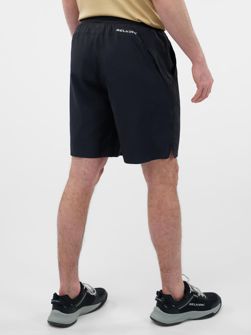 Selkirk Sport Essentials 9” performance men’s pickleball shorts.