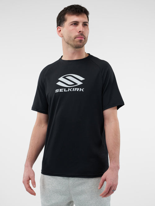 Selkirk Sport Essentials DualSoft men’s short-sleeved graphic pickleball t-shirt.