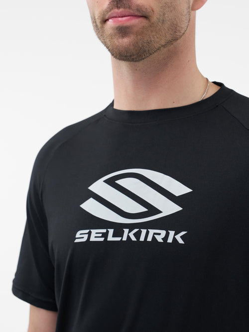 Selkirk Sport Essentials DualSoft men’s short-sleeved graphic pickleball t-shirt.