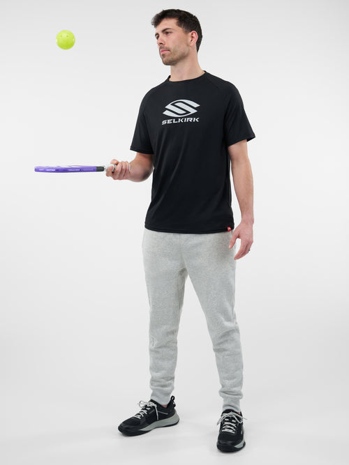 Selkirk Sport Essentials DualSoft men’s short-sleeved graphic pickleball t-shirt.