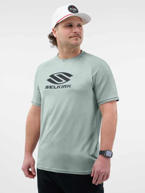 Selkirk Sport Essentials DualSoft men’s short-sleeved graphic pickleball t-shirt.
