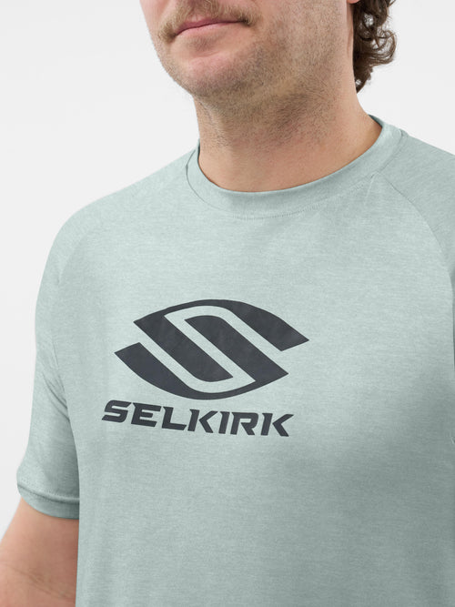 Selkirk Sport Essentials DualSoft men’s short-sleeved graphic pickleball t-shirt.