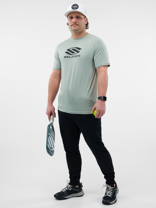Selkirk Sport Essentials DualSoft men’s short-sleeved graphic pickleball t-shirt.