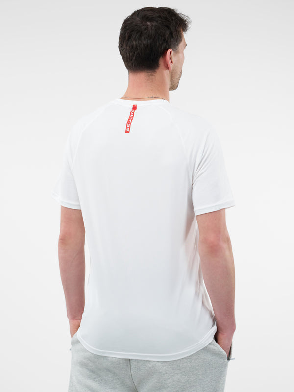 Selkirk Sport Essentials DualSoft men’s short-sleeved graphic pickleball t-shirt.