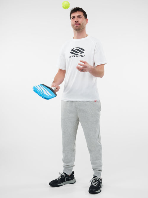 Selkirk Sport Essentials DualSoft men’s short-sleeved graphic pickleball t-shirt.