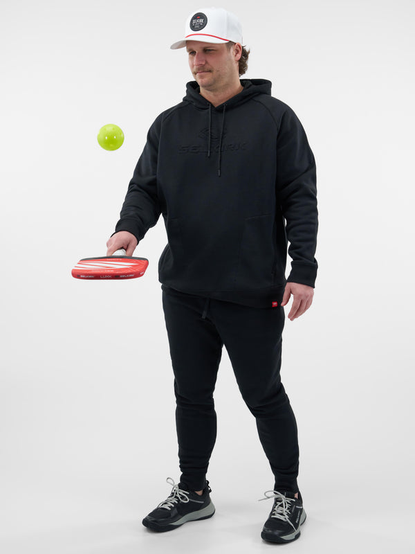 Selkirk Sport Essentials unisex embossed knit pickleball hoodie.