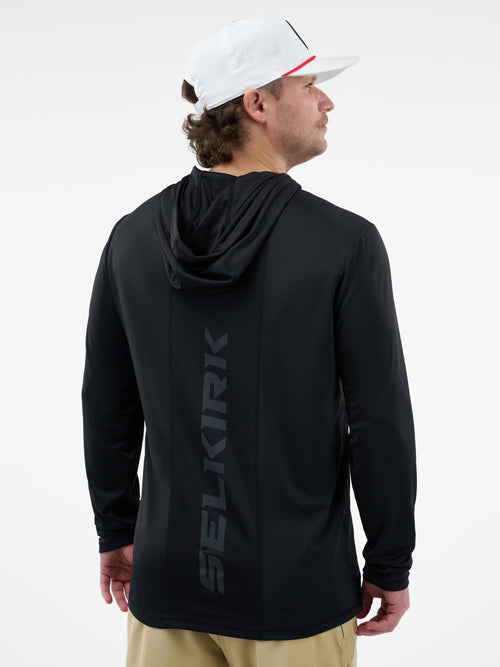Selkirk Sport Essentials sport-wik men’s lightweight pickleball hoodie.